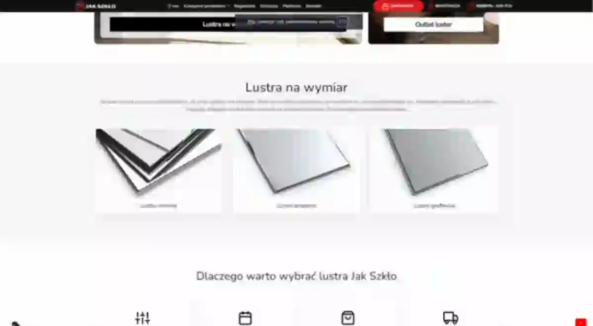 konfugirator internetowy luster strona jak szklo